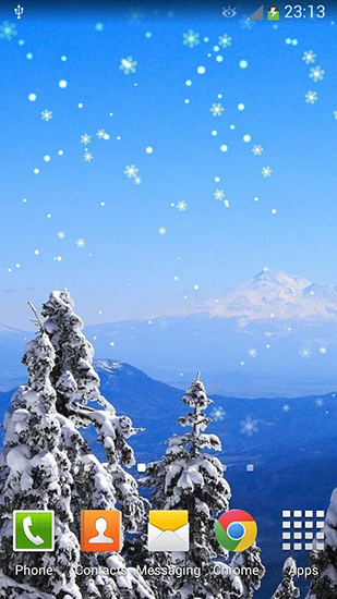Scaricare New Year: Snow — sfondi animati gratuiti per l'Android su un Desktop. 