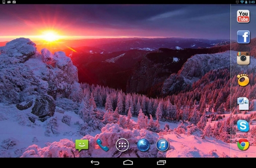Scaricare Nice winter — sfondi animati gratuiti per l'Android su un Desktop. 