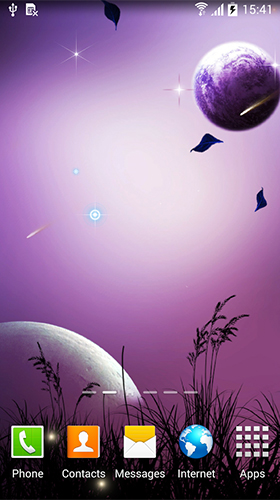 Screenshot dello Schermo Night sky by BlackBird Wallpapers sul cellulare e tablet.