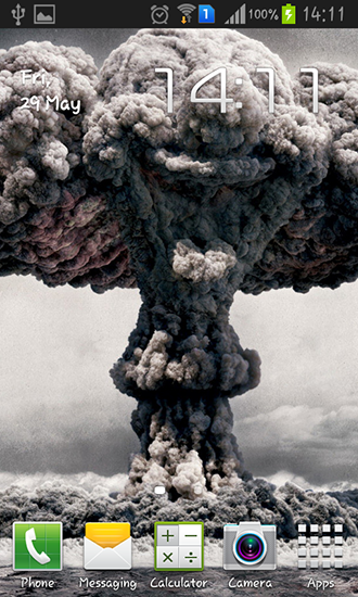 Scaricare Nuclear explosion — sfondi animati gratuiti per l'Android su un Desktop. 
