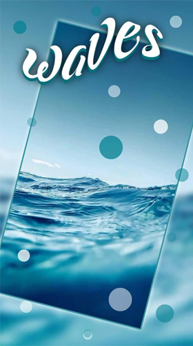 Screenshot dello Schermo Ocean waves by Keyboard and HD Live Wallpapers sul cellulare e tablet.