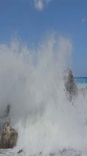 Screenshot dello Schermo Ocean waves by mathias stavrou sul cellulare e tablet.