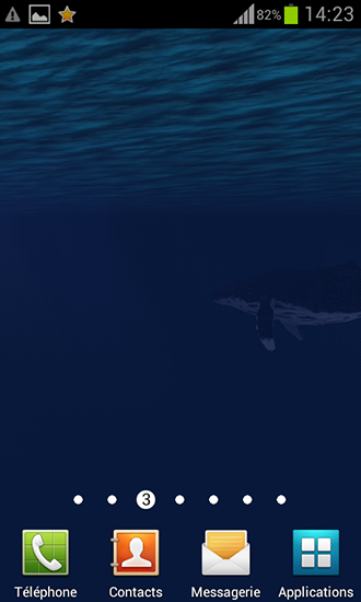 Scaricare Ocean: Whale — sfondi animati gratuiti per l'Android su un Desktop. 