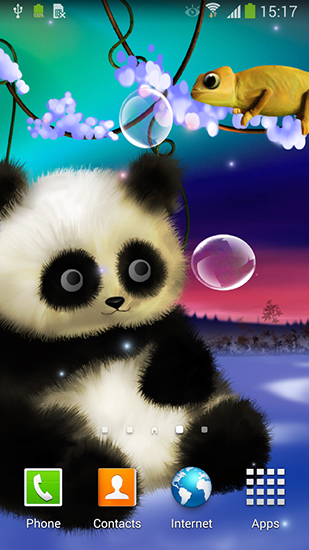 Scaricare Panda by Live wallpapers 3D — sfondi animati gratuiti per l'Android su un Desktop. 