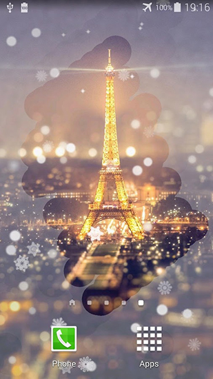 Scaricare Paris night — sfondi animati gratuiti per l'Android su un Desktop. 