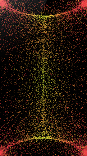 Screenshot dello Schermo Particles fluids galaxy sul cellulare e tablet.