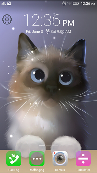 Scaricare Peper the kitten — sfondi animati gratuiti per l'Android su un Desktop. 
