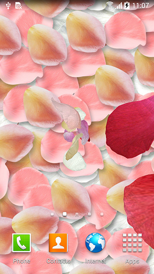 Scaricare Petals 3D by Blackbird wallpapers — sfondi animati gratuiti per l'Android su un Desktop. 