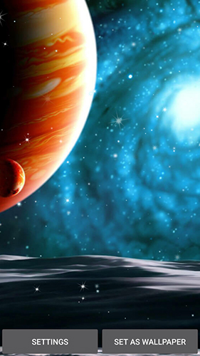 Screenshot dello Schermo Planets by Top Live Wallpapers sul cellulare e tablet.