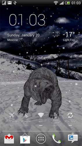 Screenshot dello Schermo Pocket Bear sul cellulare e tablet.