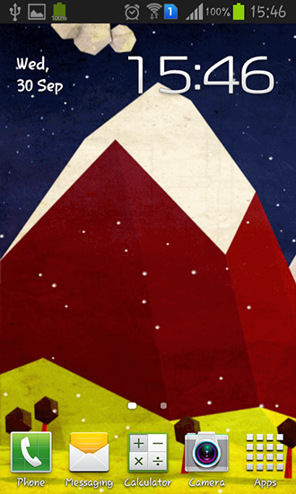 Scaricare Polygon hill — sfondi animati gratuiti per l'Android su un Desktop. 