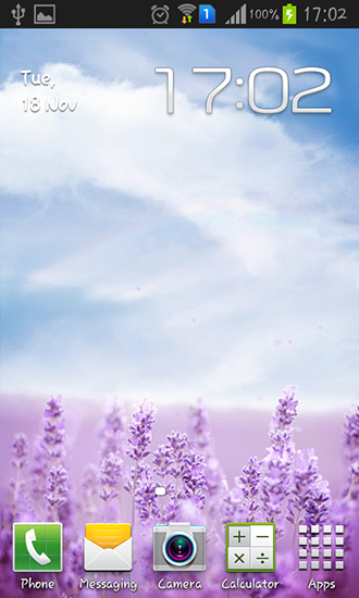 Scaricare Purple lavender — sfondi animati gratuiti per l'Android su un Desktop. 