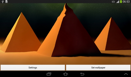 Scaricare Pyramids — sfondi animati gratuiti per l'Android su un Desktop. 