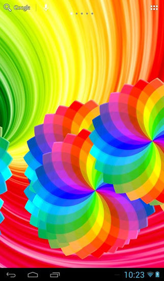 Scaricare Rainbow colors — sfondi animati gratuiti per l'Android su un Desktop. 