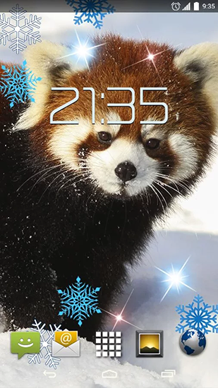 Scaricare Red panda — sfondi animati gratuiti per l'Android su un Desktop. 