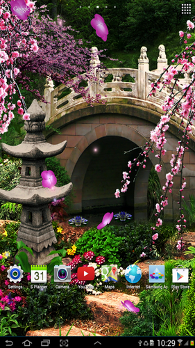 Scaricare Sakura — sfondi animati gratuiti per l'Android su un Desktop. 