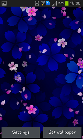 Scaricare Sakura falling — sfondi animati gratuiti per l'Android su un Desktop. 