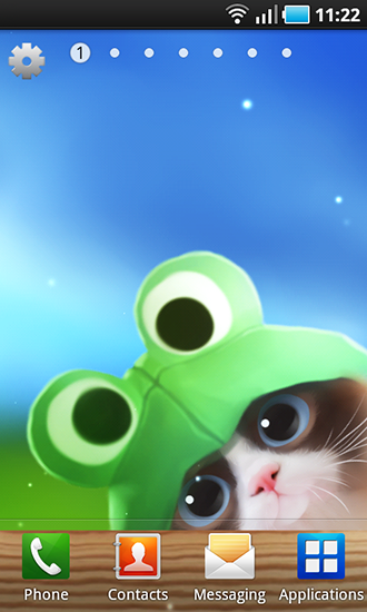 Scaricare Shui kitten — sfondi animati gratuiti per l'Android su un Desktop. 