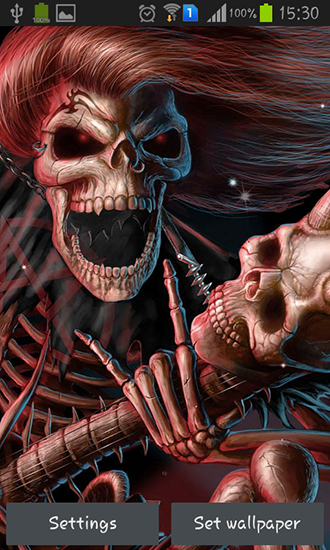 Scaricare Skulls — sfondi animati gratuiti per l'Android su un Desktop. 