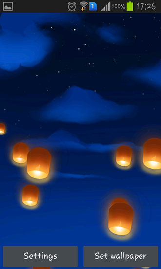 Scaricare Sky lanterns — sfondi animati gratuiti per l'Android su un Desktop. 