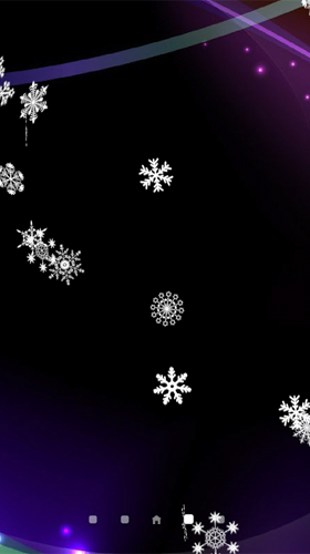 Screenshot dello Schermo Snowfall by Amax LWPS sul cellulare e tablet.