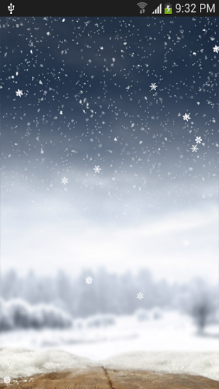 Screenshot dello Schermo Snowfall sul cellulare e tablet.