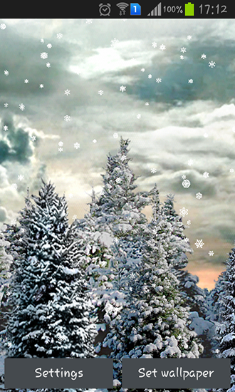 Scaricare Snowfall by Kittehface software — sfondi animati gratuiti per l'Android su un Desktop. 