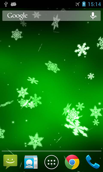 Scaricare Snowflake 3D — sfondi animati gratuiti per l'Android su un Desktop. 