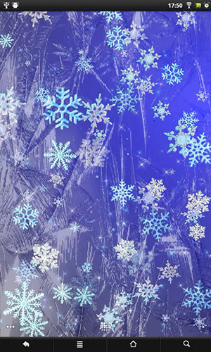 Scaricare Snowflakes — sfondi animati gratuiti per l'Android su un Desktop. 
