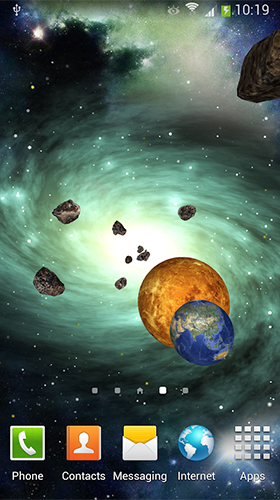 Screenshot dello Schermo Space 3D by Amax LWPS sul cellulare e tablet.