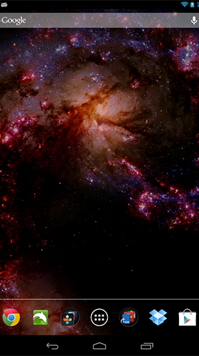 Screenshot dello Schermo Space galaxy 3D by SoundOfSource sul cellulare e tablet.