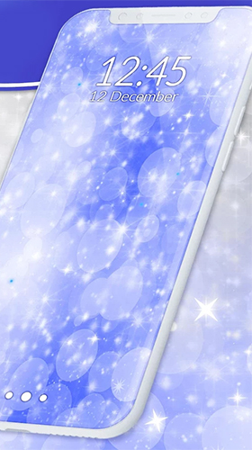 Screenshot dello Schermo Sparkling glitter sul cellulare e tablet.