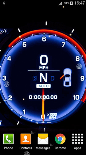Screenshot dello Schermo Speedometer sul cellulare e tablet.