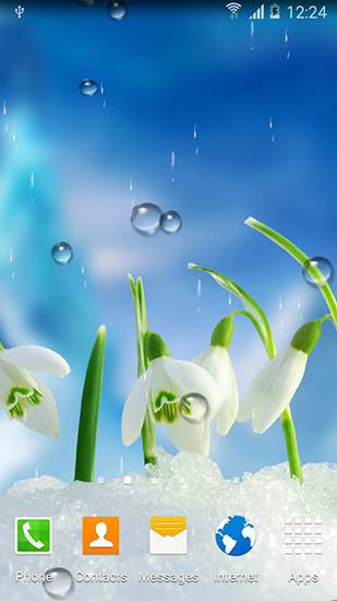 Scaricare Spring flowers — sfondi animati gratuiti per l'Android su un Desktop. 