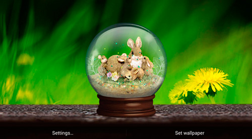 Scaricare Spring globe — sfondi animati gratuiti per l'Android su un Desktop. 