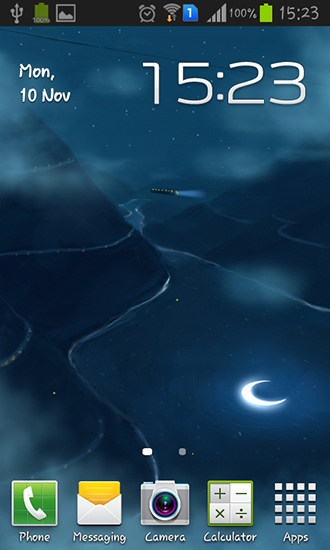 Scaricare Starry night: Train — sfondi animati gratuiti per l'Android su un Desktop. 