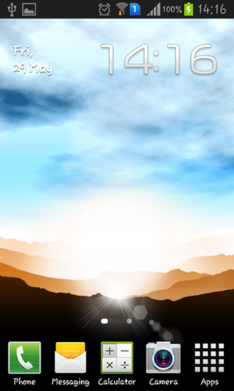 Scaricare Sunrise by Xllusion — sfondi animati gratuiti per l'Android su un Desktop. 