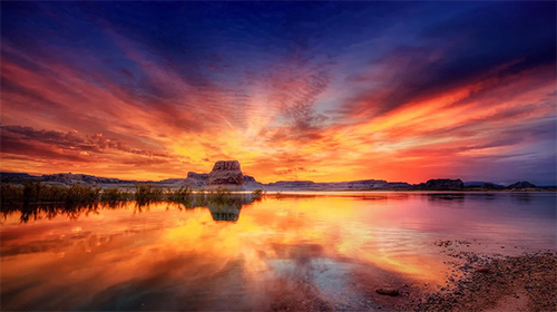 Screenshot dello Schermo Sunset by Amazing Live Wallpaperss sul cellulare e tablet.