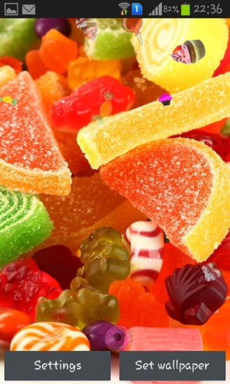 Scaricare Sweets — sfondi animati gratuiti per l'Android su un Desktop. 
