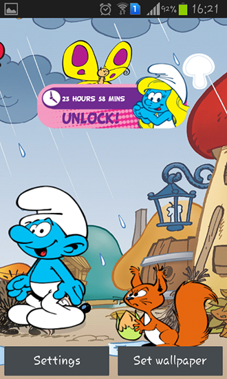 Scaricare The Smurfs — sfondi animati gratuiti per l'Android su un Desktop. 