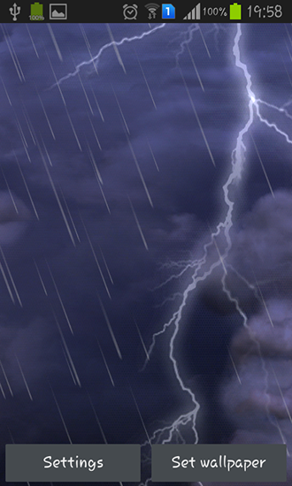 Scaricare Thunderstorm — sfondi animati gratuiti per l'Android su un Desktop. 