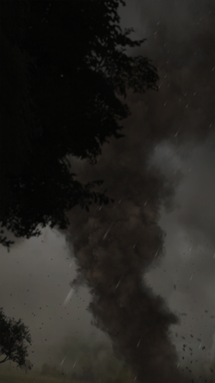 Screenshot dello Schermo Tornado sul cellulare e tablet.