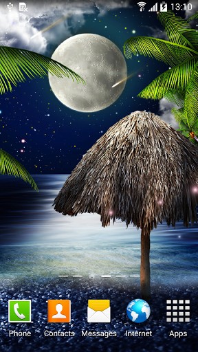 Scaricare Tropical night by Amax LWPS — sfondi animati gratuiti per l'Android su un Desktop. 