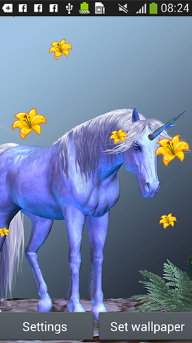 Screenshot dello Schermo Unicorn by Latest Live Wallpapers sul cellulare e tablet.