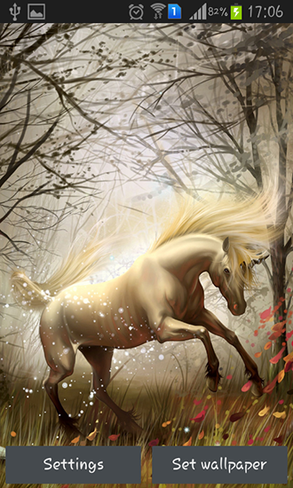 Scaricare Unicorn — sfondi animati gratuiti per l'Android su un Desktop. 