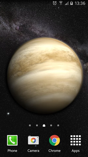 Screenshot dello Schermo Venus sul cellulare e tablet.
