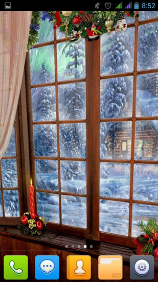 Screenshot dello Schermo Waiting for Christmas sul cellulare e tablet.
