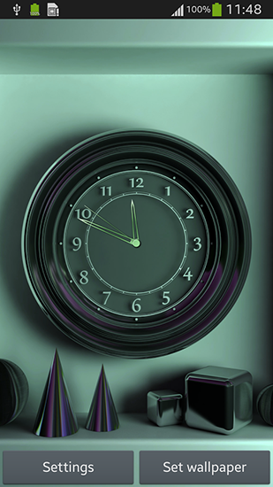 Scaricare Wall clock — sfondi animati gratuiti per l'Android su un Desktop. 