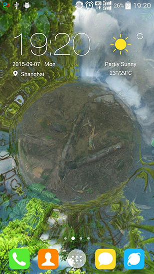 Scaricare Water garden — sfondi animati gratuiti per l'Android su un Desktop. 