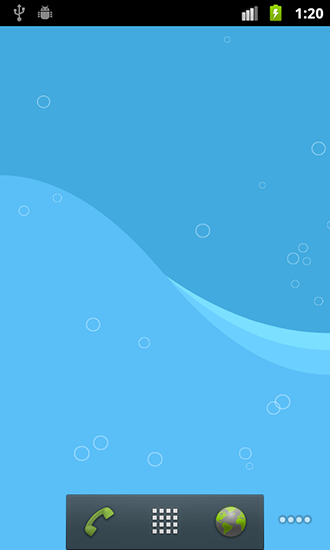Scaricare Water wave — sfondi animati gratuiti per l'Android su un Desktop. 